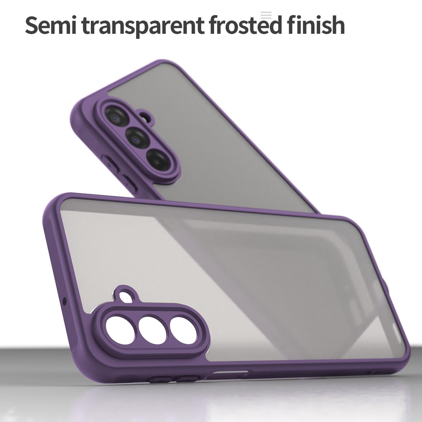 Samsung Galaxy A17 5G TPU Hybrid PC Frosted Phone Case with Durable Scratch, Dirt & Wear Protection, Precise Cutouts, Lightweight Easy-Fit Slim Cover