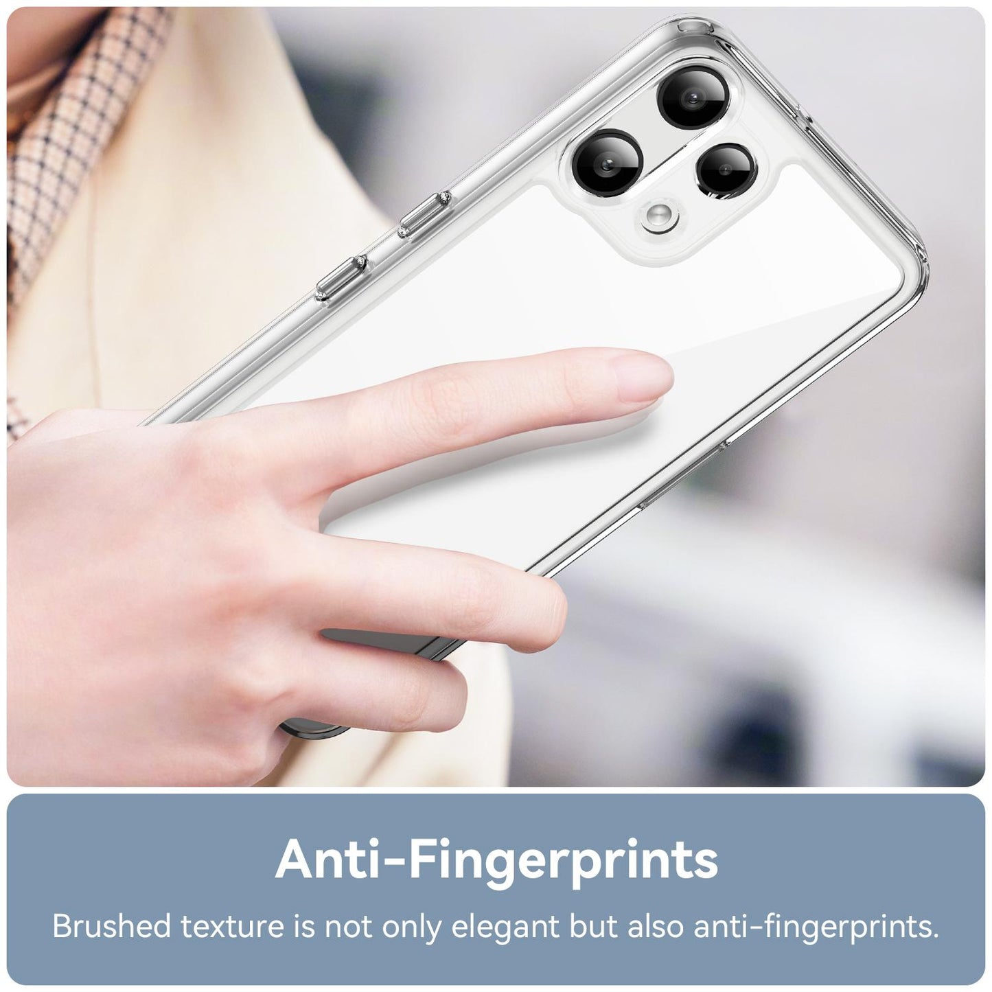 Nothing Phone 3a Lite Acrylic Hybrid TPU Protective Phone Case, Colourful Series Shockproof Cover
