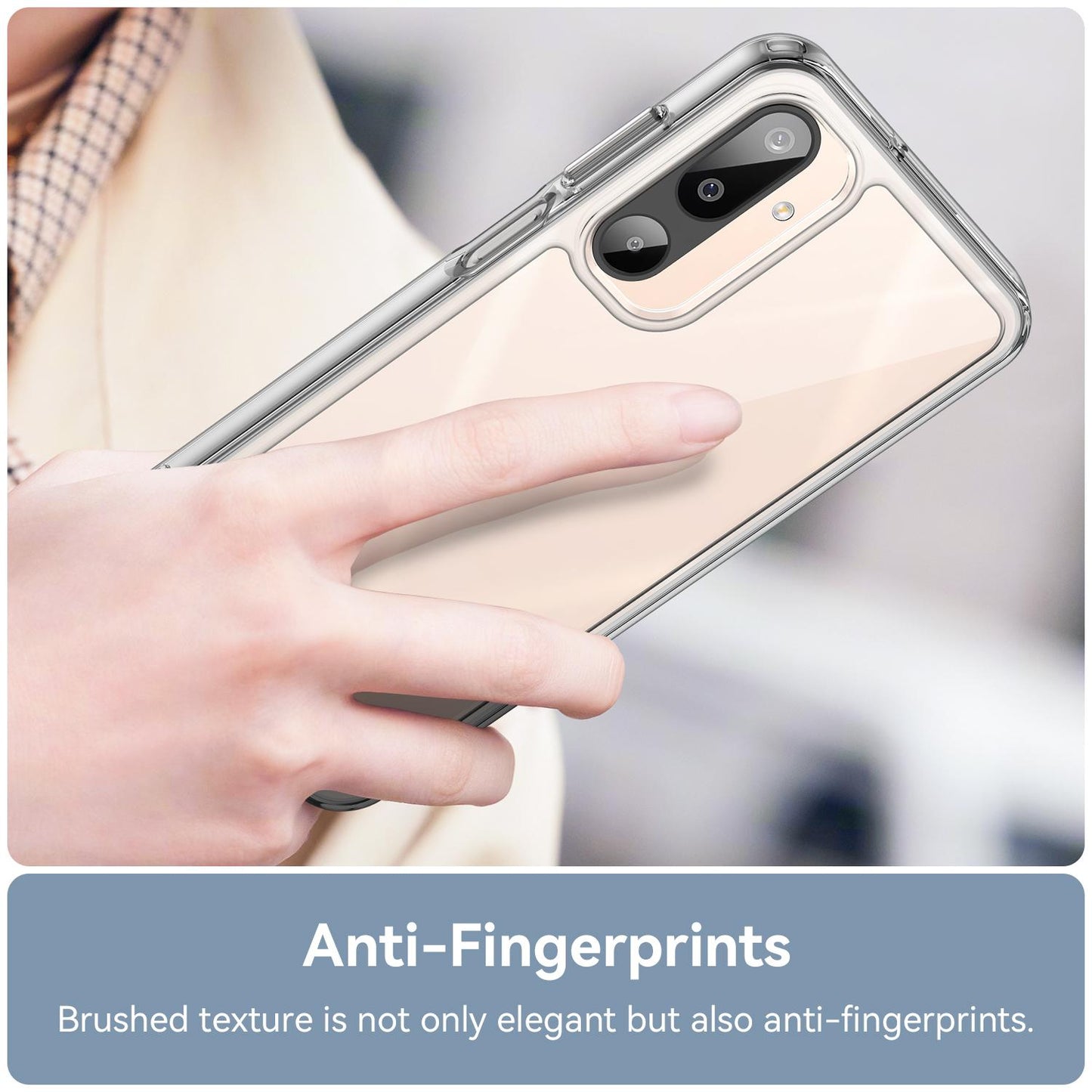 Samsung Galaxy M16 5G Acrylic Hybrid TPU Protective Phone Case, Colourful Series Shockproof Cover