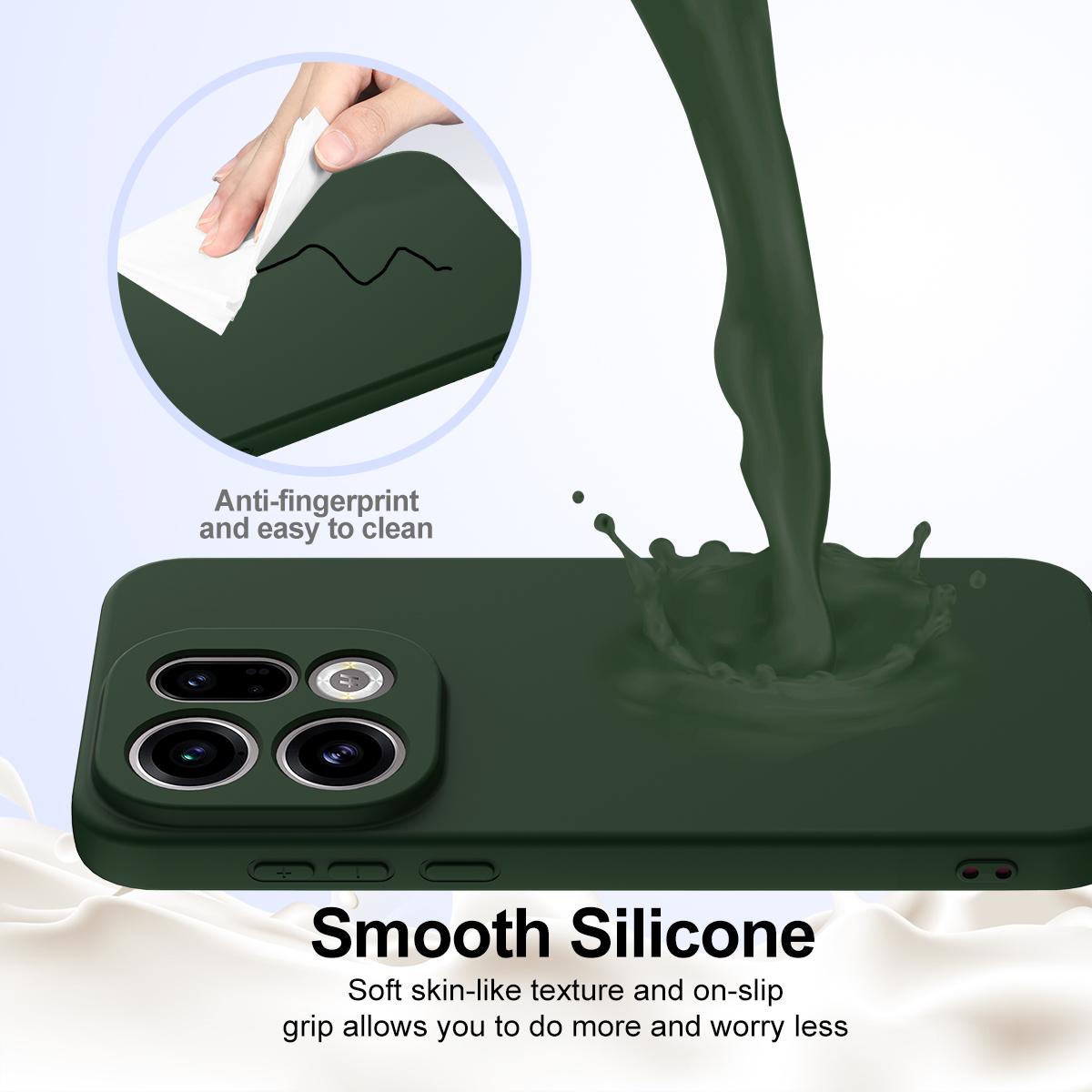 OPPO Find X9 Shockproof Silicone MagSafe Phone Case with Microfibre Lining Magnetic Cover