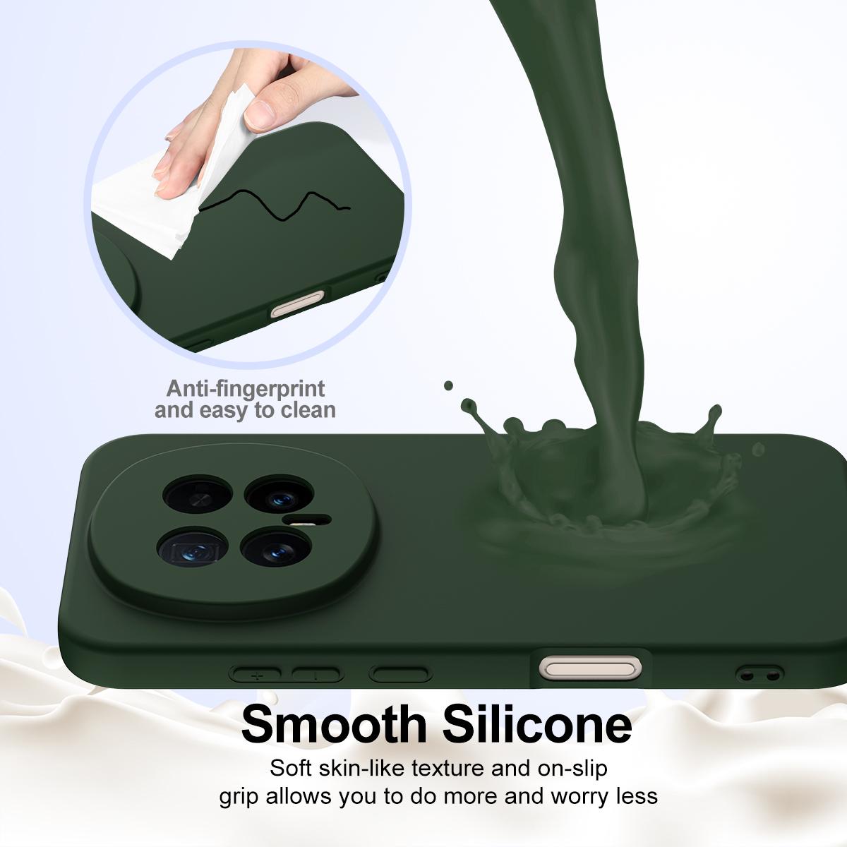 Honor Magic8 Shockproof Silicone MagSafe Phone Case with Microfibre Lining Magnetic Cover
