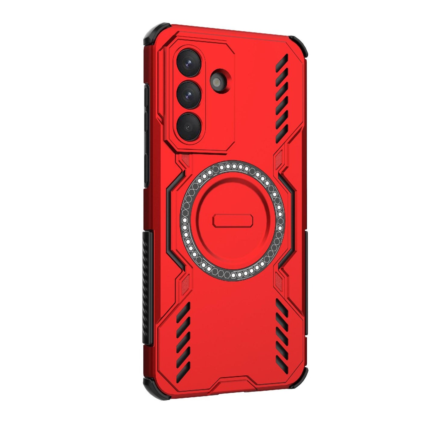 Samsung Galaxy A57 5G Butterfly Armor MagSafe Magnetic Ring Shockproof Protective Phone Case with Stand