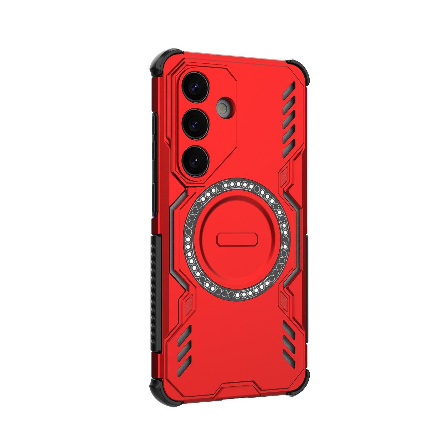 Samsung Galaxy S26 5G Butterfly Armor MagSafe Magnetic Ring Shockproof Protective Phone Case with Stand