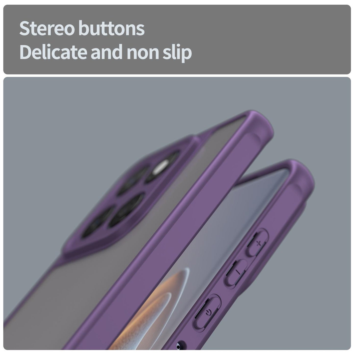 Motorola Edge 60 Fusion TPU Hybrid PC Frosted Phone Case with Durable Scratch, Dirt & Wear Protection, Precise Cutouts, Lightweight Easy-Fit Slim Cover