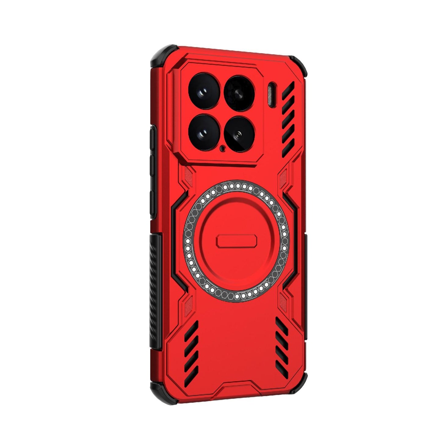 Xiaomi 15 5G Butterfly Armor MagSafe Magnetic Ring Shockproof Protective Phone Case with Stand