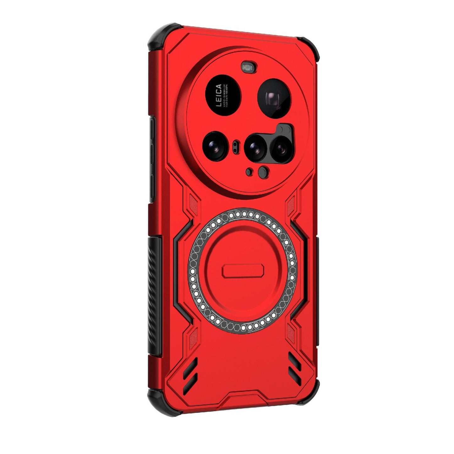Xiaomi 15 Ultra 5G Butterfly Armor MagSafe Magnetic Ring Shockproof Protective Phone Case with Stand