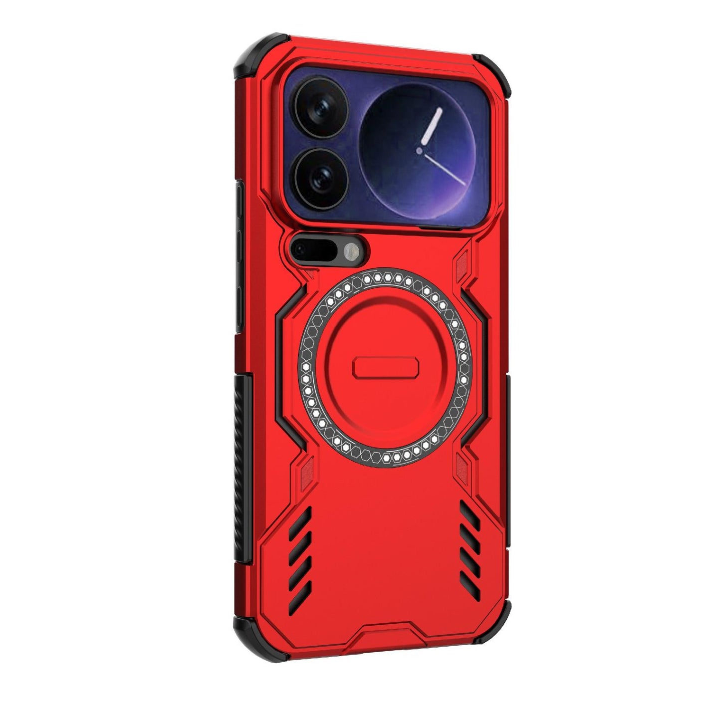 Xiaomi 17 Pro Max 5G Butterfly Armor MagSafe Magnetic Ring Shockproof Protective Phone Case with Stand
