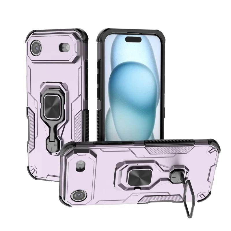 iPhone Air PU Leather Wallet Phone Case with Metal Kickstand, Card Holder, Cash Pocket, Wrist Strap, Shockproof TPU Protective Cover & Screen Protector