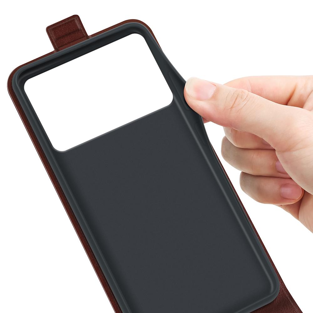 Samsung Galaxy S26 Edge 5G Texture Vertical Flip Leather Wallet Case with Card Slot, PU TPU Shockproof Protective Cover, Anti-Drop Magnetic Folio Phone Case