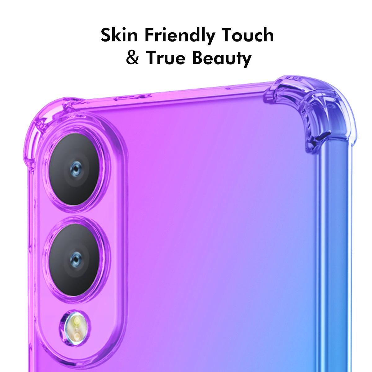 Samsung Galaxy S25 Edge 5G Gradient Airbag TPU Phone Case Shockproof Slim Protective Cover