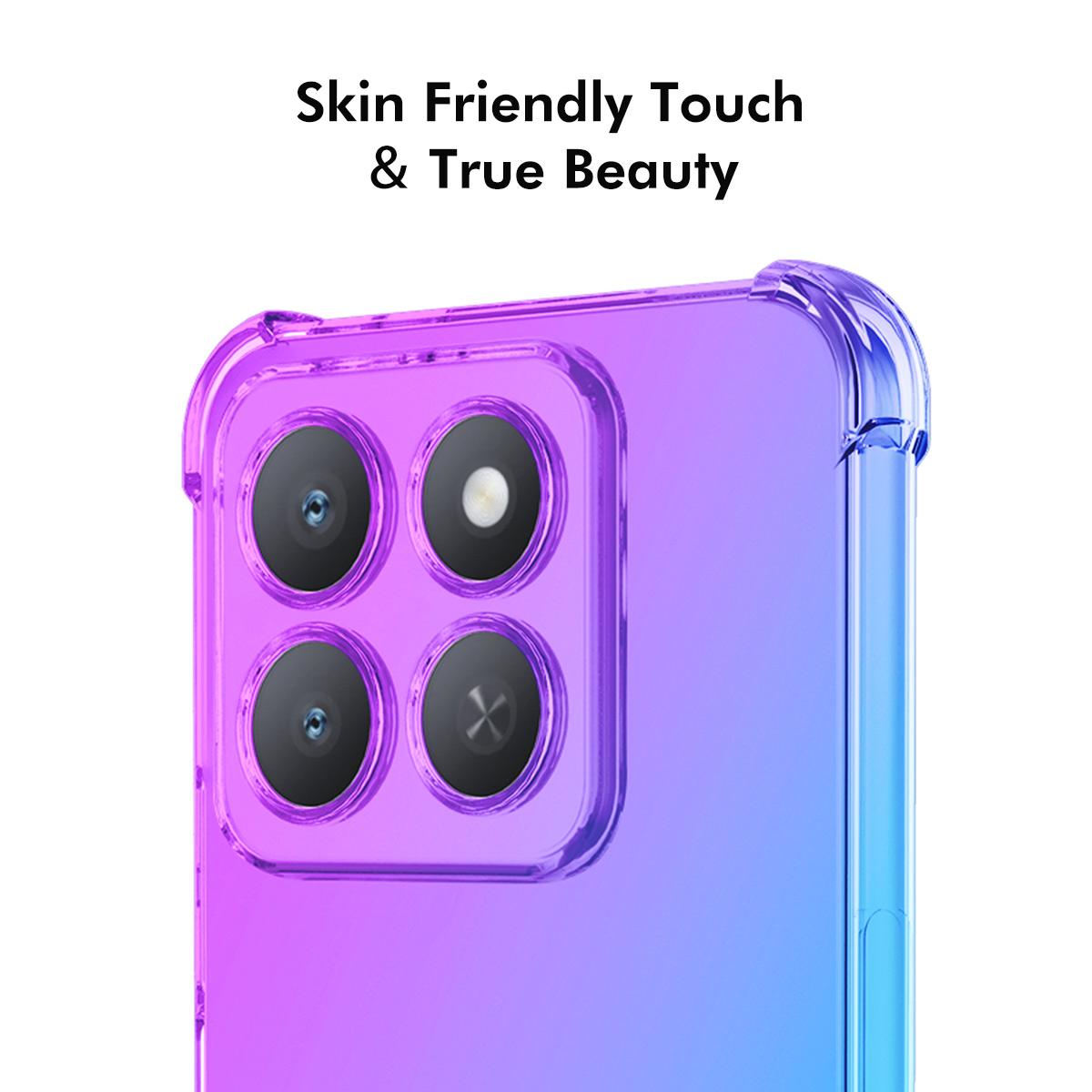 Honor X8c Gradient Airbag TPU Phone Case Shockproof Slim Protective Cover