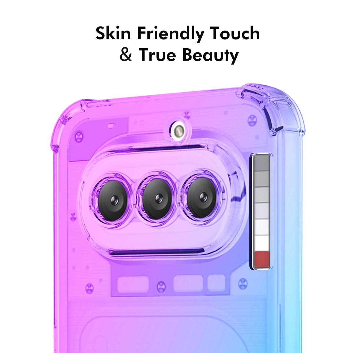 Nothing Phone 4a Gradient Airbag TPU Phone Case Shockproof Slim Protective Cover