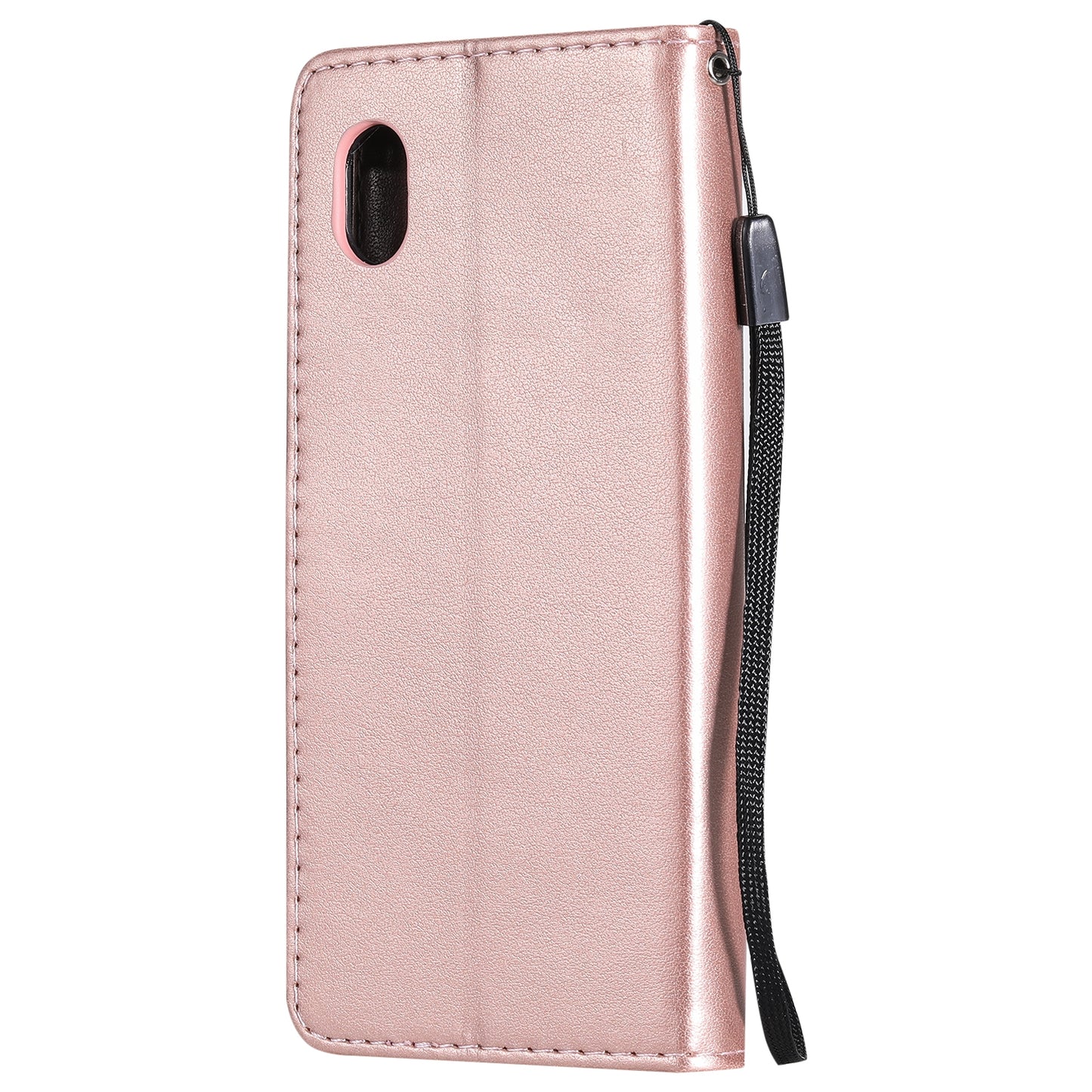 For Samsung Galaxy A01 Core Cat and Bee Embossed Flip Leather Phone Case Wallet Cover with Card Slots Cash Pocket Magnetic Stand Protective Shockproof TPU PU Leather Case with Wrist Strap