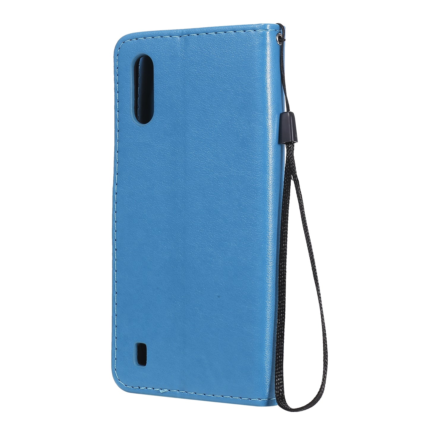For Samsung Galaxy M01 Cat and Bee Embossed Flip Leather Phone Case Wallet Cover with Card Slots Cash Pocket Magnetic Stand Protective Shockproof TPU PU Leather Case with Wrist Strap