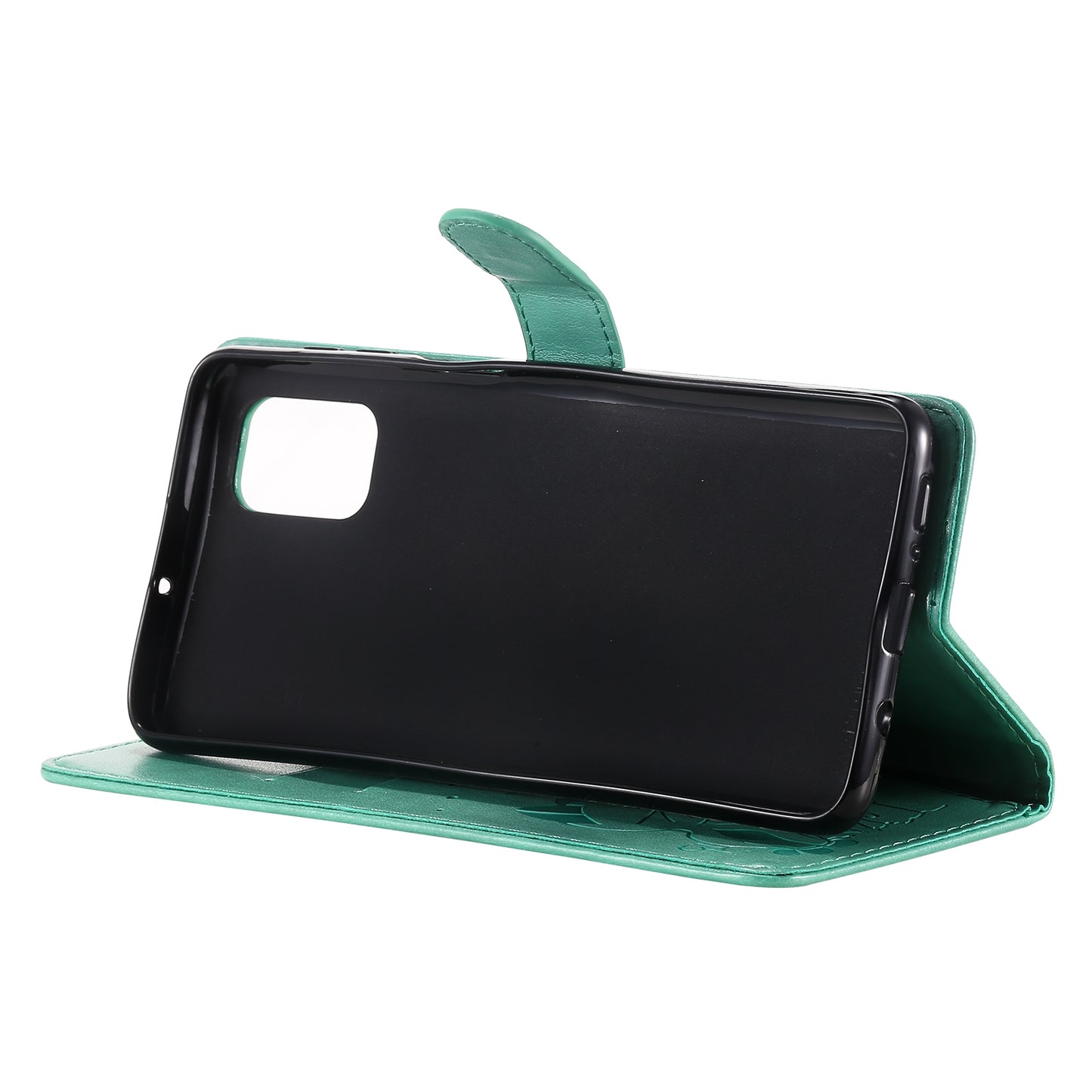 For Samsung Galaxy M51 Cat and Bee Embossed Flip Leather Phone Case Wallet Cover with Card Slots Cash Pocket Magnetic Stand Protective Shockproof TPU PU Leather Case with Wrist Strap