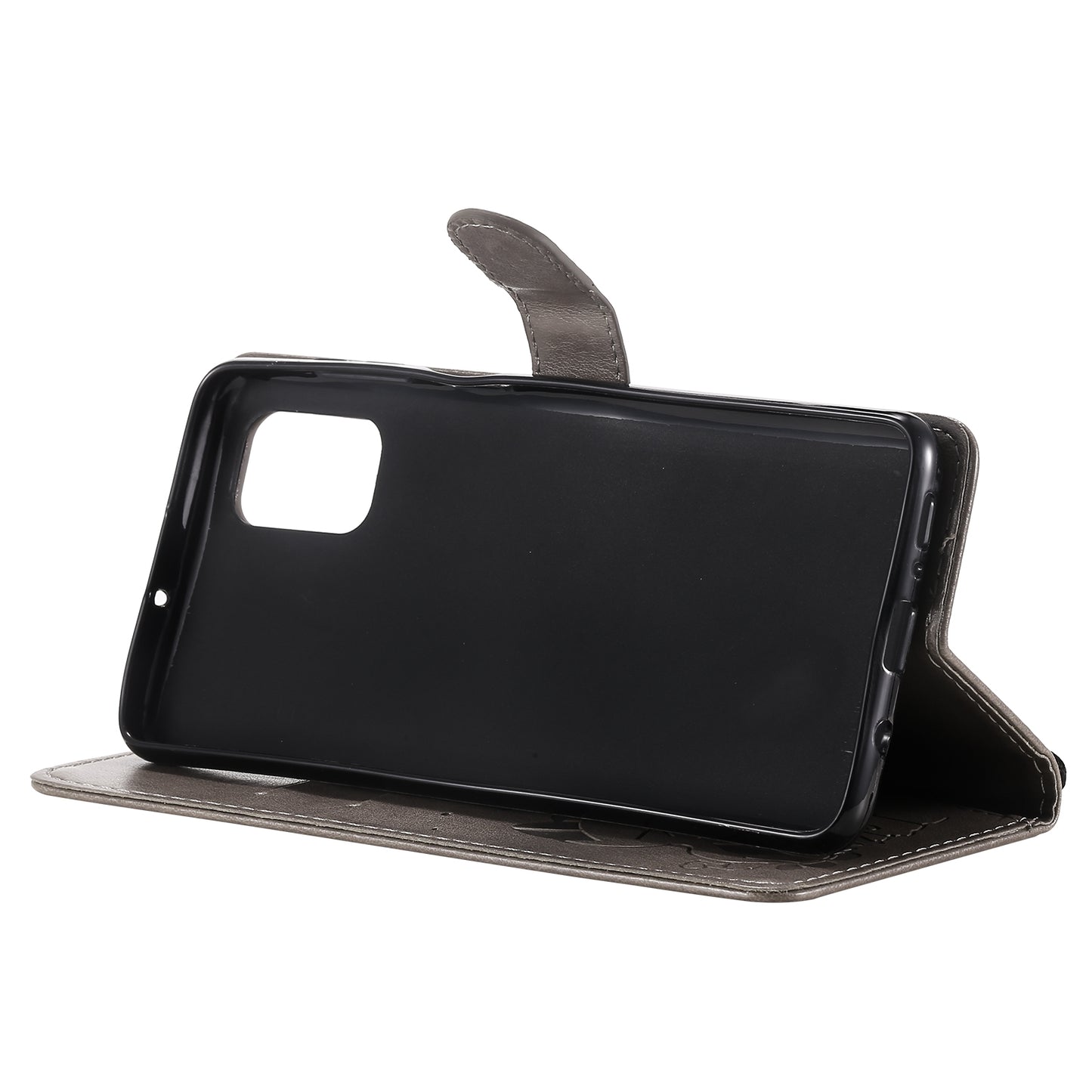 For Samsung Galaxy M51 Cat and Bee Embossed Flip Leather Phone Case Wallet Cover with Card Slots Cash Pocket Magnetic Stand Protective Shockproof TPU PU Leather Case with Wrist Strap