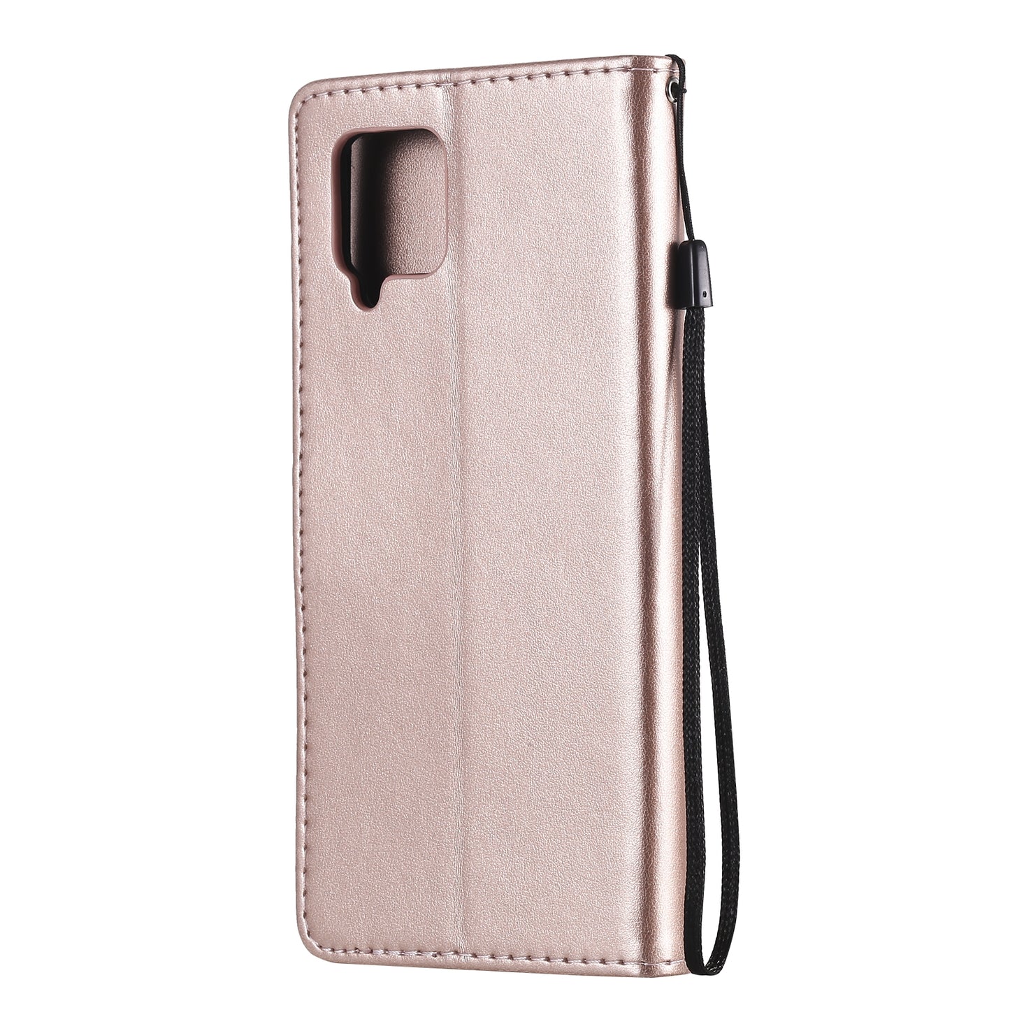 For Samsung Galaxy A42 5G Cat and Bee Embossed Flip Leather Phone Case Wallet Cover with Card Slots Cash Pocket Magnetic Stand Protective Shockproof TPU PU Leather Case with Wrist Strap