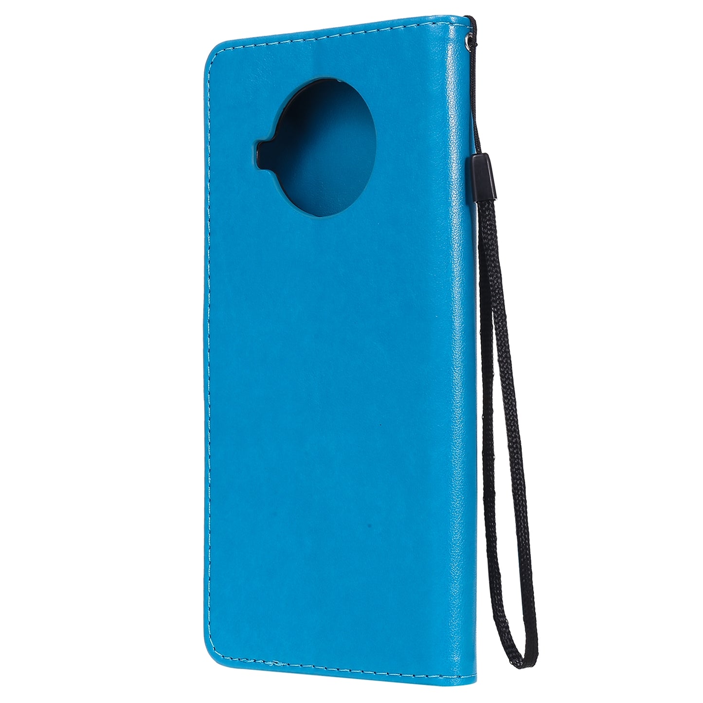 For Xiaomi 10T Lite 5G Cat and Bee Embossed Flip Leather Phone Case Wallet Cover with Card Slots Cash Pocket Magnetic Stand Protective Shockproof TPU PU Leather Case with Wrist Strap