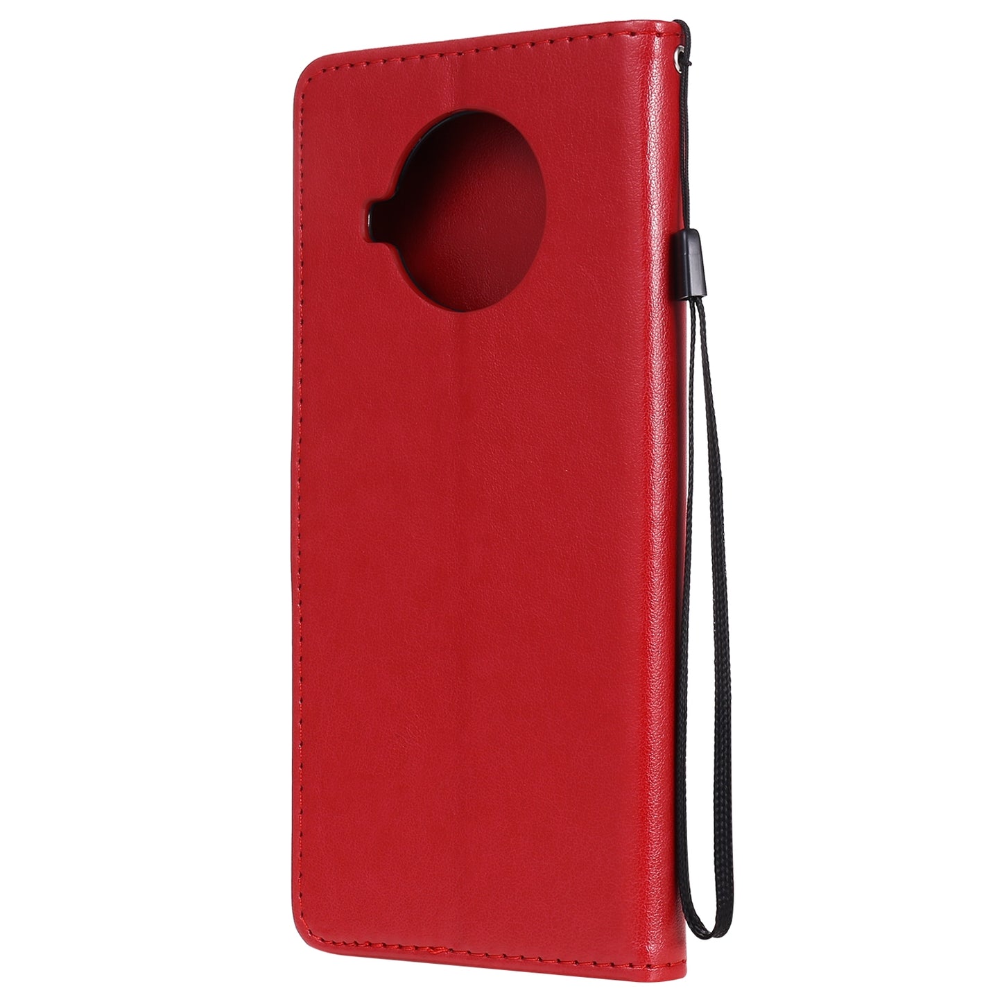 For Xiaomi 10T Lite 5G Cat and Bee Embossed Flip Leather Phone Case Wallet Cover with Card Slots Cash Pocket Magnetic Stand Protective Shockproof TPU PU Leather Case with Wrist Strap