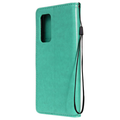 For Xiaomi 10T 5G Cat and Bee Embossed Flip Leather Phone Case Wallet Cover with Card Slots Cash Pocket Magnetic Stand Protective Shockproof TPU PU Leather Case with Wrist Strap