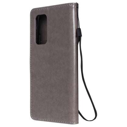 For Xiaomi 10T Pro 5G Cat and Bee Embossed Flip Leather Phone Case Wallet Cover with Card Slots Cash Pocket Magnetic Stand Protective Shockproof TPU PU Leather Case with Wrist Strap