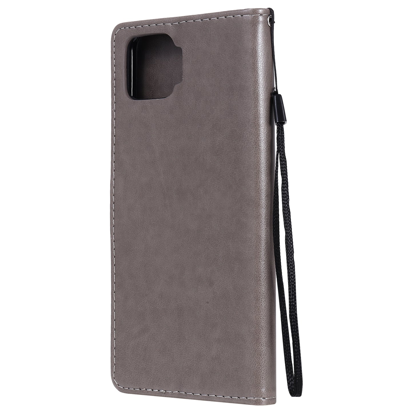 For OPPO A73 4G (2020) Cat and Bee Embossed Flip Leather Phone Case Wallet Cover with Card Slots Cash Pocket Magnetic Stand Protective Shockproof TPU PU Leather Case with Wrist Strap