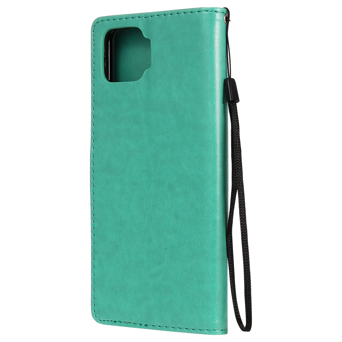For OPPO A73 4G (2020) Cat and Bee Embossed Flip Leather Phone Case Wallet Cover with Card Slots Cash Pocket Magnetic Stand Protective Shockproof TPU PU Leather Case with Wrist Strap
