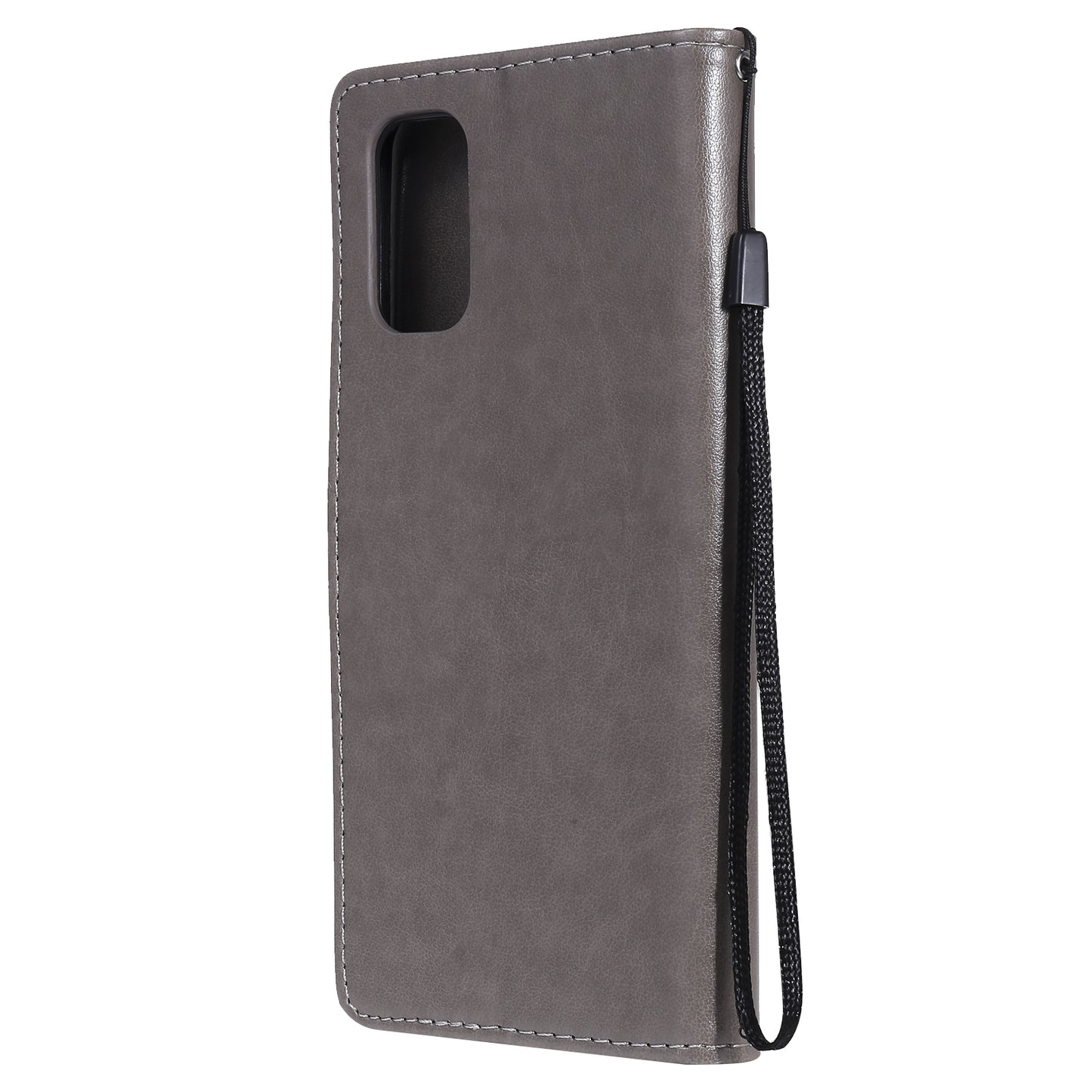 For OPPO Realme 7 Pro Cat and Bee Embossed Flip Leather Phone Case Wallet Cover with Card Slots Cash Pocket Magnetic Stand Protective Shockproof TPU PU Leather Case with Wrist Strap