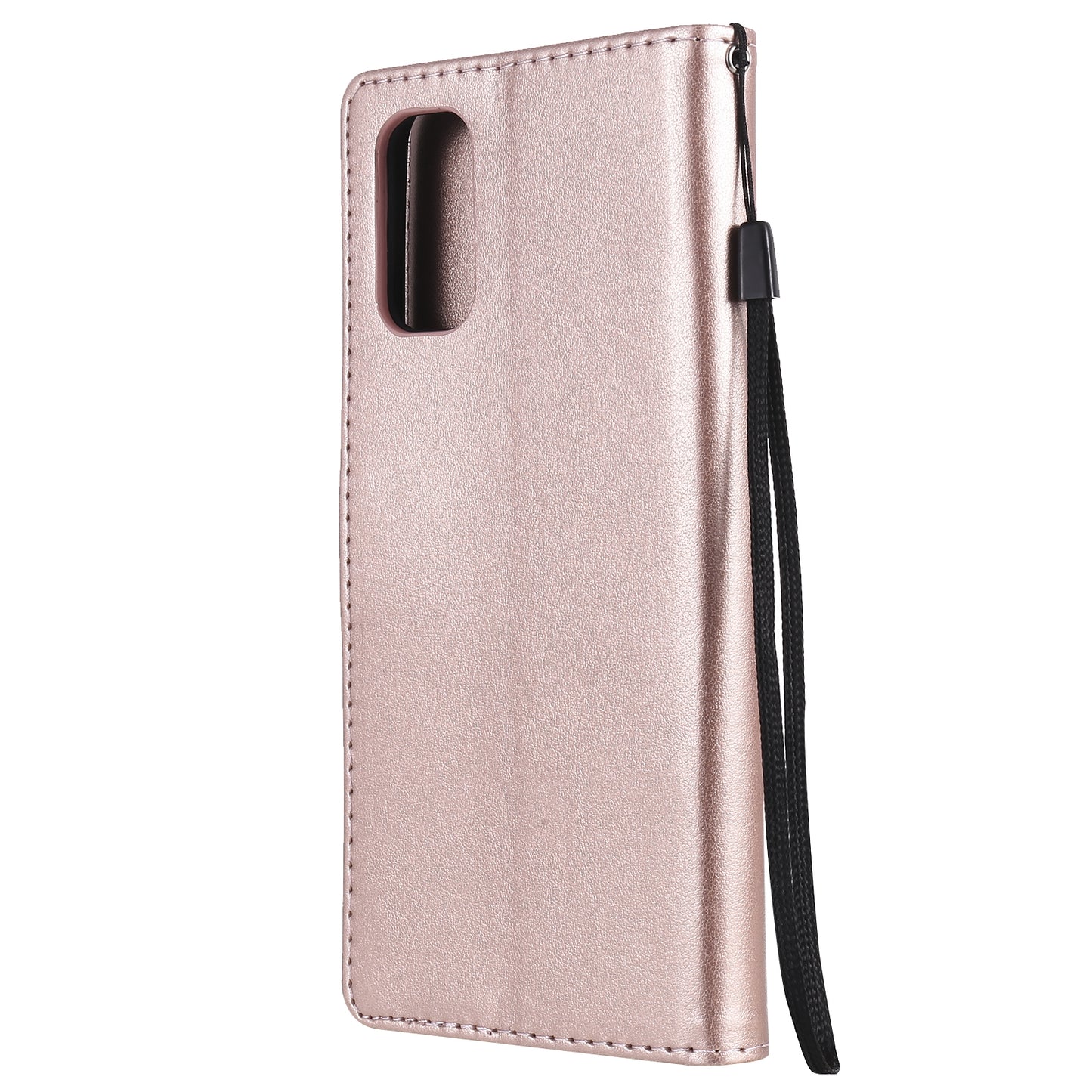 For OPPO Realme 7 Pro Cat and Bee Embossed Flip Leather Phone Case Wallet Cover with Card Slots Cash Pocket Magnetic Stand Protective Shockproof TPU PU Leather Case with Wrist Strap