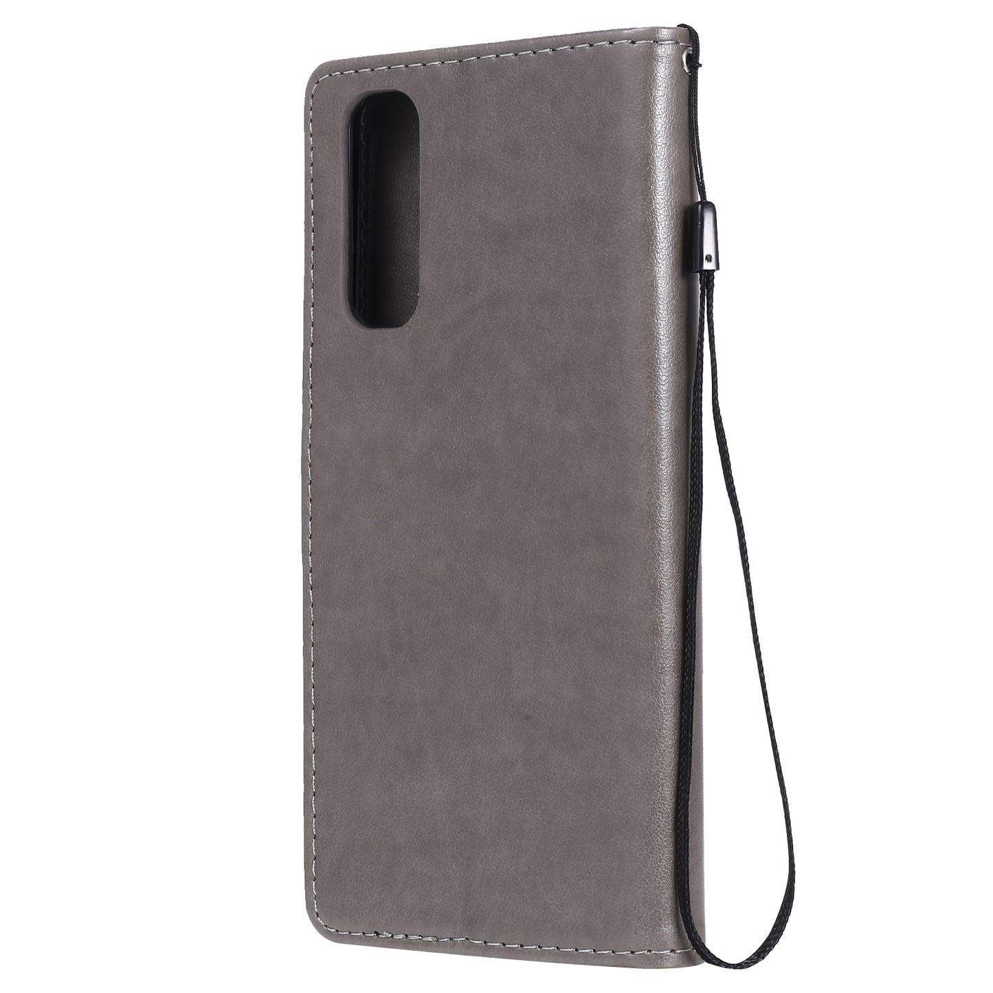 For OPPO Realme 7 5G Cat and Bee Embossed Flip Leather Phone Case Wallet Cover with Card Slots Cash Pocket Magnetic Stand Protective Shockproof TPU PU Leather Case with Wrist Strap