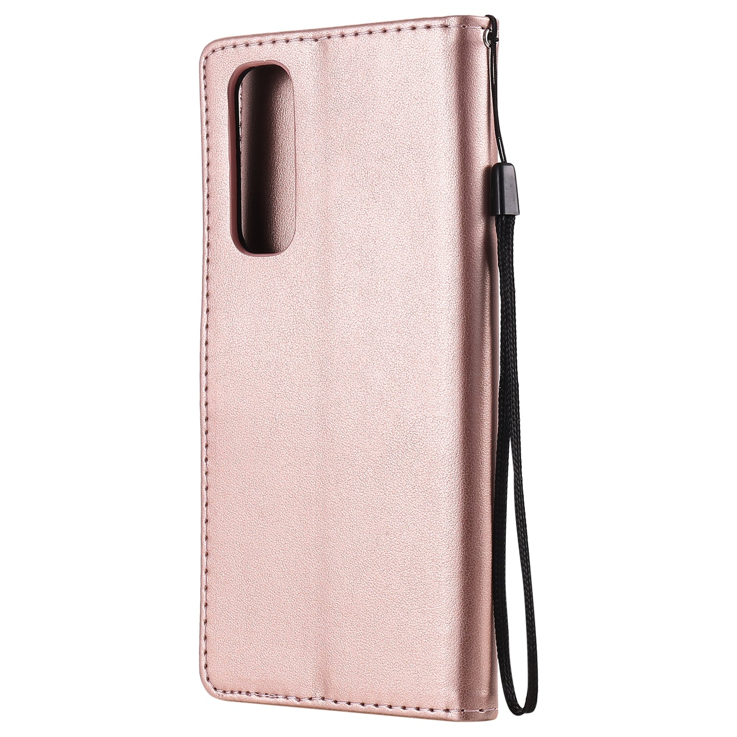 For OPPO Reno4 Pro 4G Cat and Bee Embossed Flip Leather Phone Case Wallet Cover with Card Slots Cash Pocket Magnetic Stand Protective Shockproof TPU PU Leather Case with Wrist Strap
