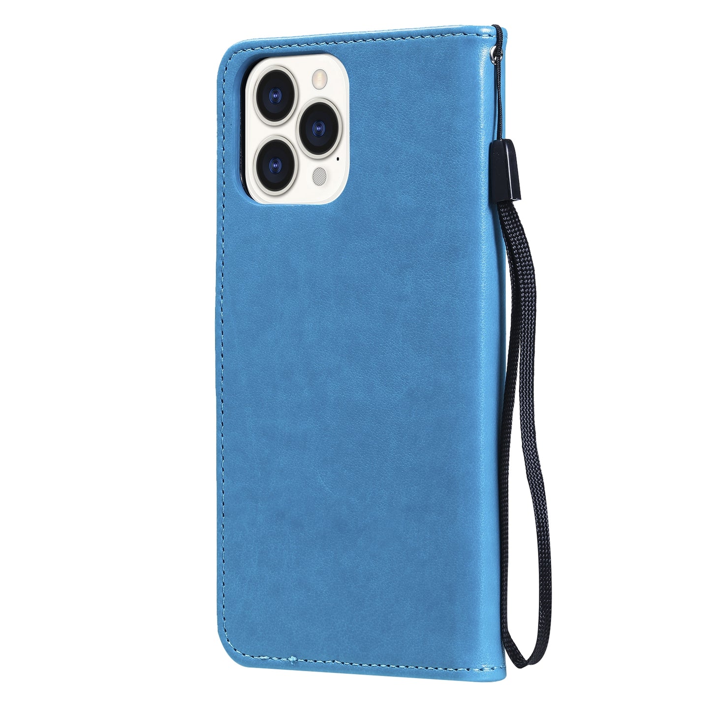 For Apple iPhone 13 Pro Max Cat and Bee Embossed Flip Leather Phone Case Wallet Cover with Card Slots Cash Pocket Magnetic Stand Protective Shockproof TPU PU Leather Case with Wrist Strap