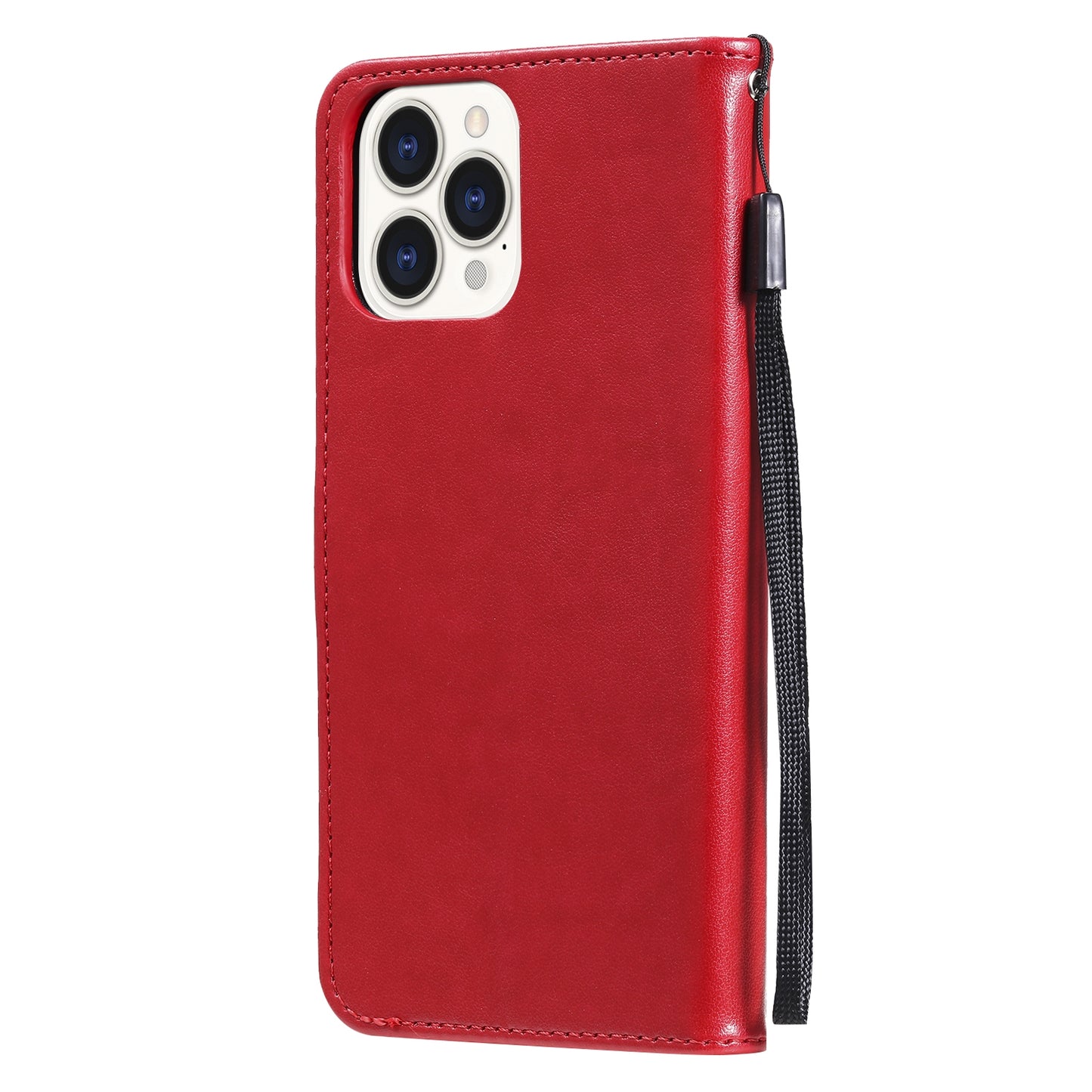 For Apple iPhone 13 Pro Max Cat and Bee Embossed Flip Leather Phone Case Wallet Cover with Card Slots Cash Pocket Magnetic Stand Protective Shockproof TPU PU Leather Case with Wrist Strap