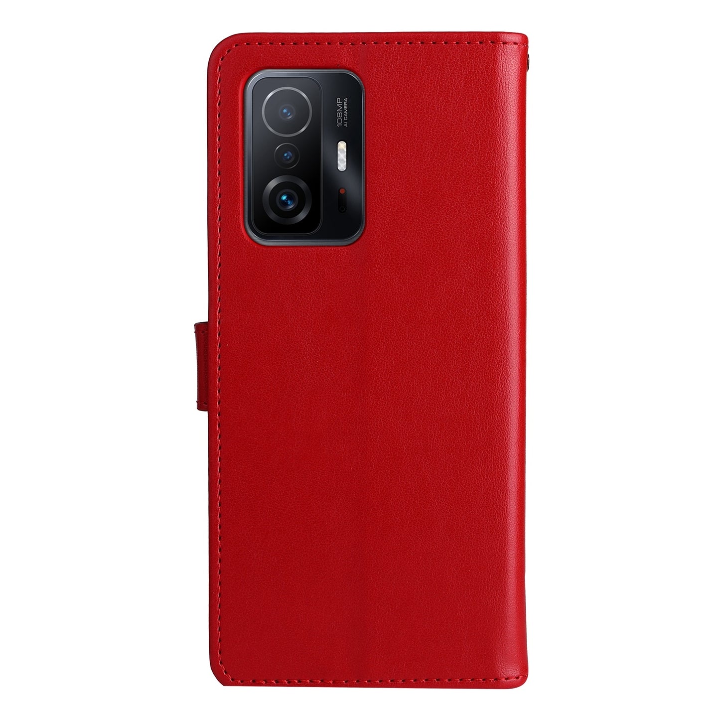 For Xiaomi Mi 11T Cat and Bee Embossed Flip Leather Phone Case Wallet Cover with Card Slots Cash Pocket Magnetic Stand Protective Shockproof TPU PU Leather Case with Wrist Strap