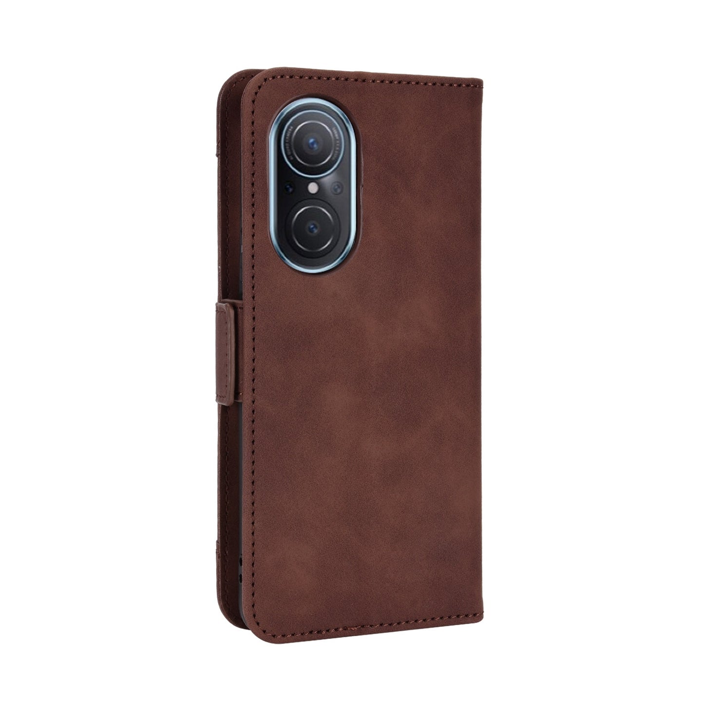 Honor 50 SE Skin Feel PU Leather Wallet Phone Case with Card Slots, Cash Pocket, Magnetic Closure, Built-In Stand, Full Protection TPU Cover