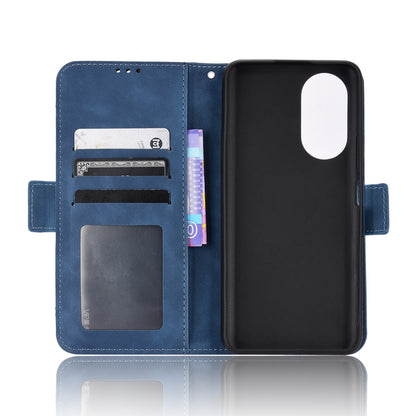 Honor X7 Skin Feel PU Leather Wallet Phone Case with Card Slots, Cash Pocket, Magnetic Closure, Built-In Stand, Full Protection TPU Cover