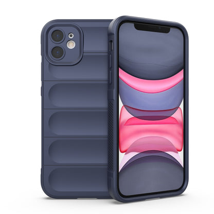 Apple iPhone 11 Magic Shield TPU + Flannel Protective Phone Case Cover, Shockproof Scratch Resistant