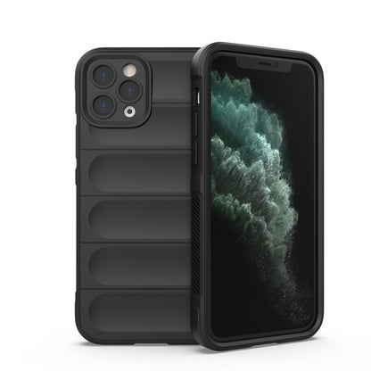 Apple iPhone 11 Pro Magic Shield TPU + Flannel Protective Phone Case Cover, Shockproof Scratch Resistant