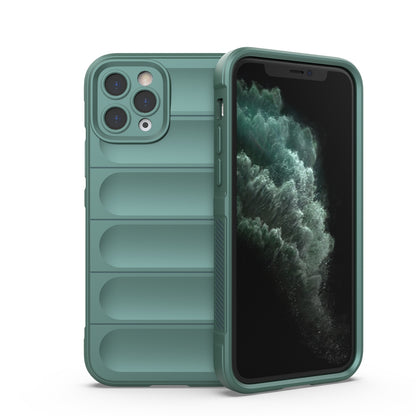 Apple iPhone 11 Pro Magic Shield TPU + Flannel Protective Phone Case Cover, Shockproof Scratch Resistant