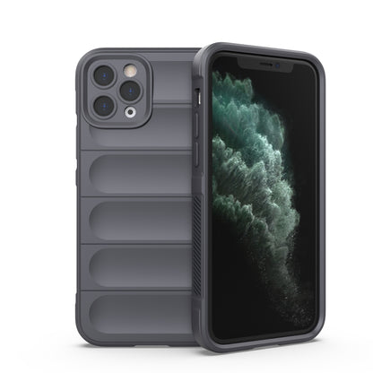 Apple iPhone 11 Pro Max Magic Shield TPU + Flannel Protective Phone Case Cover, Shockproof Scratch Resistant