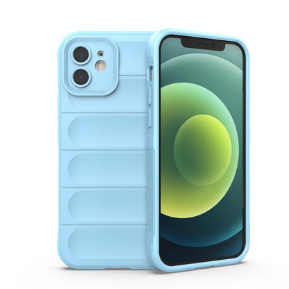 Apple iPhone 12 Magic Shield TPU + Flannel Protective Phone Case Cover, Shockproof Scratch Resistant