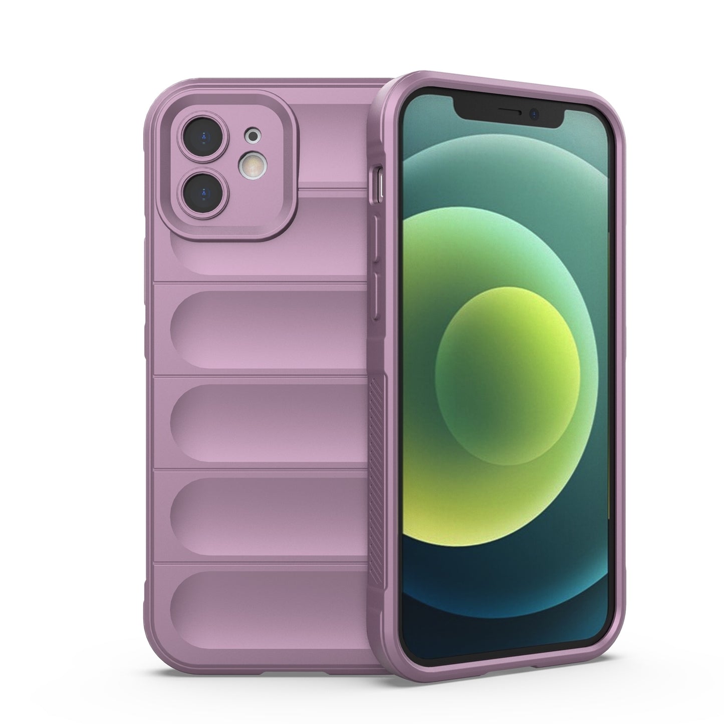 Apple iPhone 12 Magic Shield TPU + Flannel Protective Phone Case Cover, Shockproof Scratch Resistant