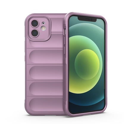 Apple iPhone 12 Magic Shield TPU + Flannel Protective Phone Case Cover, Shockproof Scratch Resistant