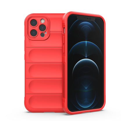 Apple iPhone 12 Pro Magic Shield TPU + Flannel Protective Phone Case Cover, Shockproof Scratch Resistant