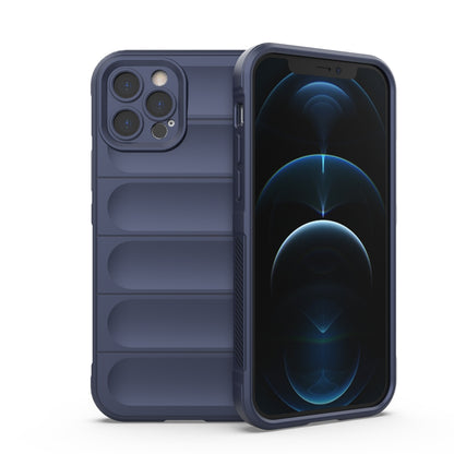 Apple iPhone 12 Pro Magic Shield TPU + Flannel Protective Phone Case Cover, Shockproof Scratch Resistant
