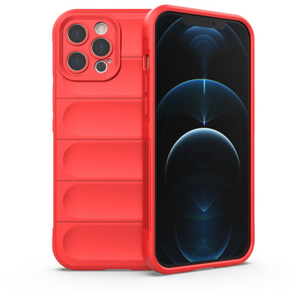 Apple iPhone 12 Pro Max Magic Shield TPU + Flannel Protective Phone Case Cover, Shockproof Scratch Resistant