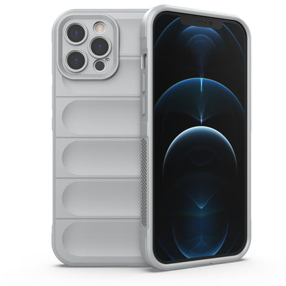 Apple iPhone 12 Pro Max Magic Shield TPU + Flannel Protective Phone Case Cover, Shockproof Scratch Resistant