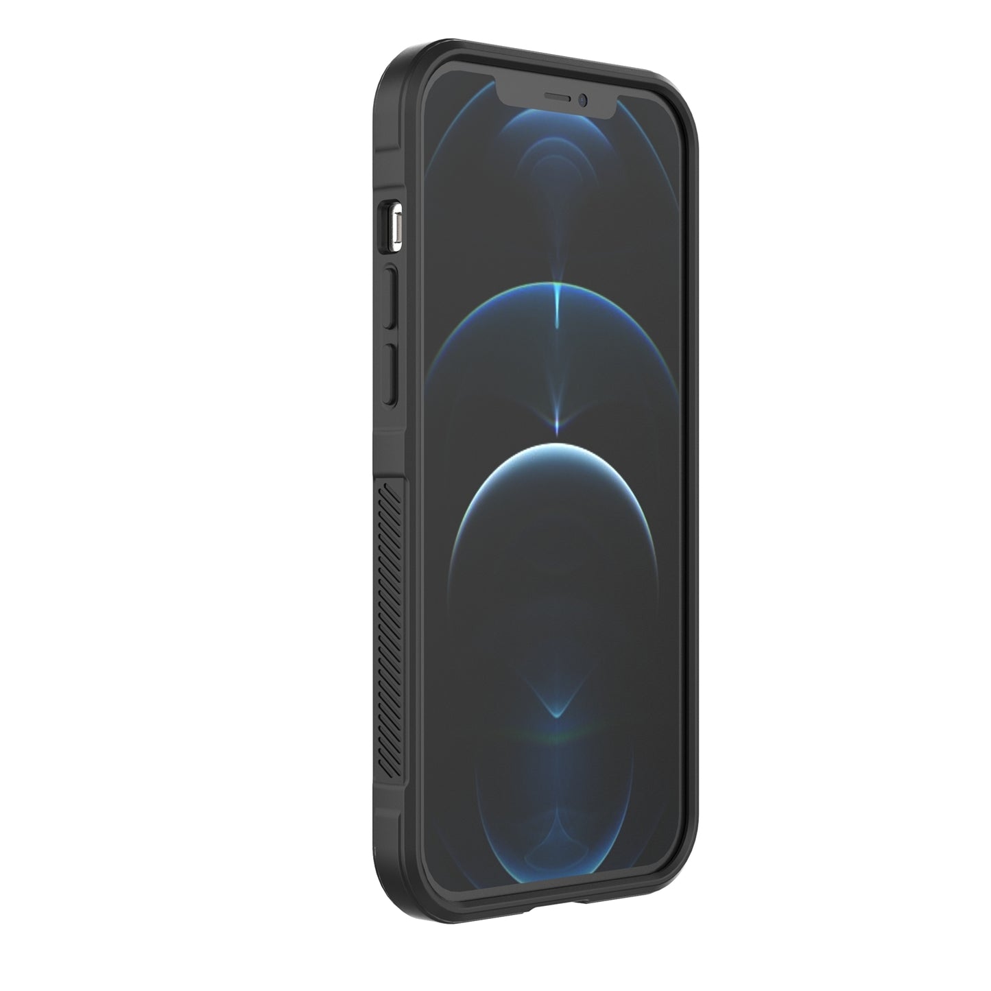 Apple iPhone 12 Pro Max Magic Shield TPU + Flannel Protective Phone Case Cover, Shockproof Scratch Resistant
