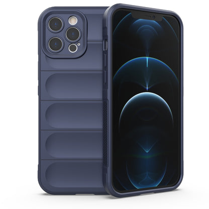 Apple iPhone 12 Pro Max Magic Shield TPU + Flannel Protective Phone Case Cover, Shockproof Scratch Resistant