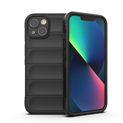 Apple iPhone 13 Magic Shield TPU + Flannel Protective Phone Case Cover, Shockproof Scratch Resistant
